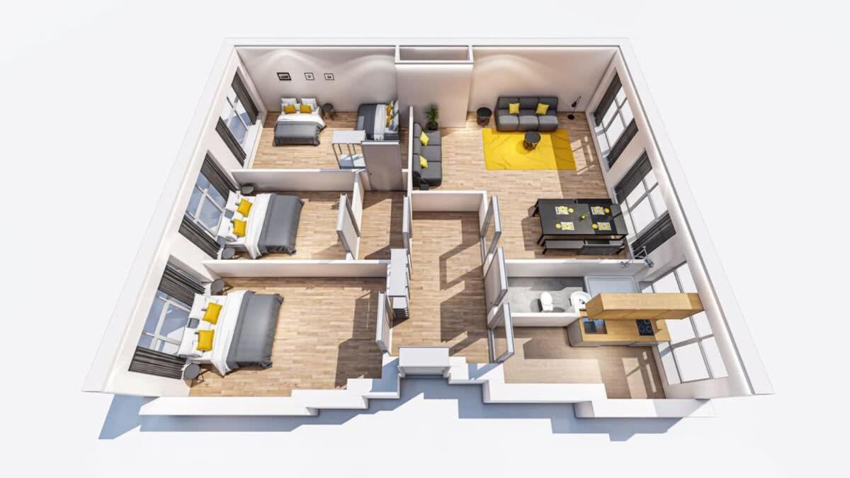 Central Big Apartment Self Checkin برلين المظهر الخارجي الصورة